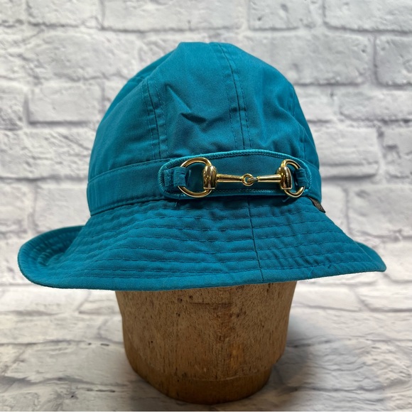 totes Accessories Vintage 9s Y2k Totes Blue Rain Hat Bucket Hat